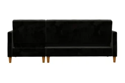Dorel Home Celine 3-sits Divansovesofa Fløyel/