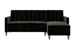 Dorel Home Celine 3-sits Divansovesofa Fløyel/