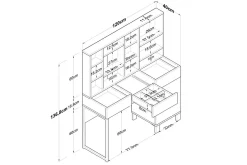 Ceris Sminkebord 120 cm