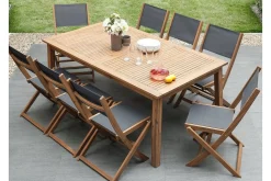 Cesana Spisegruppe Med 8 Stoler + Solstol 2 stk