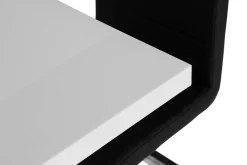 Scandinavian Choice Spisegrupper-Cesi Spisegruppe 140 cm med 4 Cibus Stol Svart,Hvit