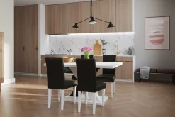 Scandinavian Choice Cesi Spisegruppe 140 cm med 4 Viktor Stol