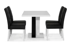 Scandinavian Choice Cesi Spisegruppe 140 cm med 4 Viktor Stol