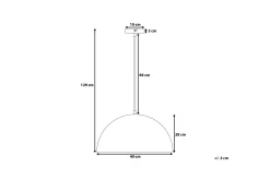 Kjøkkenlampe|Taklampe-Cetina Taklampe 40 cm Hvit