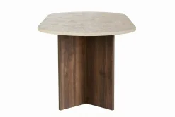 Spisebord & Kjøkkenbord-Ceylin Spisebord 200x75x90 cm Travertine Walnut