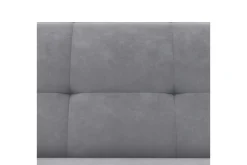 Loft24 Sofa Med Sjeselong-Chaiselong Lilly Lys grå, Fløyel Lysegrå