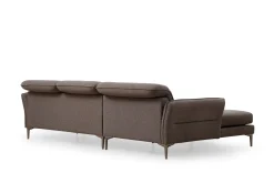 Sofa Med Sjeselong-Chandara Sofa med Divan 5-seter Grey
