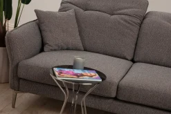Sofa Med Sjeselong-Chandara Sofa med Divan 3-seter Grey
