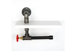 Baderom-Chandina Toalettpapirholder 30x14 cm Hvit