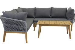 Venture Home Hagebenk & Hagesofa-Chania Hjørnesofa Grey