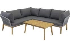 Venture Home Hagebenk & Hagesofa-Chania Hjørnesofa Grey