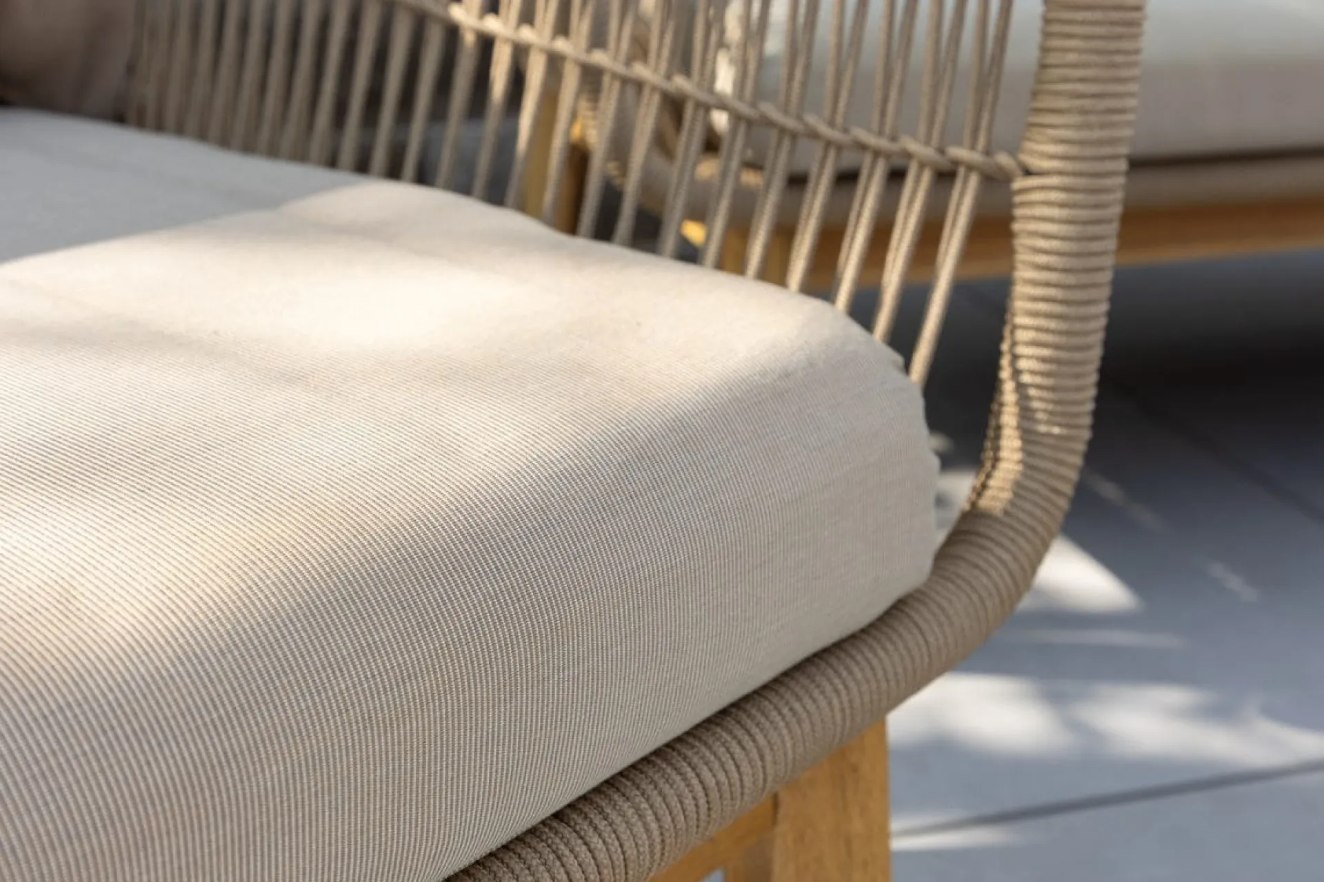 Venture Home Veranda & Terrasse|Loungesett-Chania sofagruppe 2-seters sofa + 2 lenestoler med bord utendørs Brun