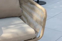 Venture Home Veranda & Terrasse|Loungesett-Chania sofagruppe 2-seters sofa + 2 lenestoler med bord utendørs Brun
