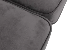 Manor House Chesterfield Lyx 2-seter Liten Fløyelssofa – Dyp sofa 160 cm bred