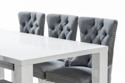 Concept 55 Spisegrupper-Cibus Spisegruppe 180 cm inkl. 6 Bergviken Stoler Hvit