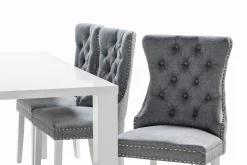 Concept 55 Spisegrupper-Cibus Spisegruppe 180 cm inkl. 6 Bergviken Stoler Hvit
