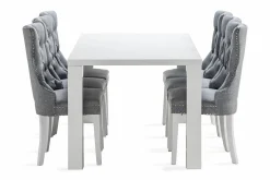 Concept 55 Spisegrupper-Cibus Spisegruppe 180 cm inkl. 6 Bergviken Stoler Hvit