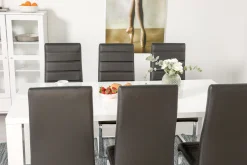 Concept 55 Spisegrupper-Cibus Spisegruppe med 6 Stoler Hvit