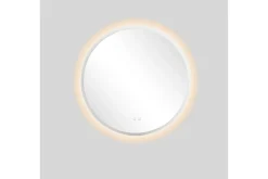 Innsynsbeskyttelse & Innhegning|Baderom-Clas Rundt Baderomsspeil med LED-belysning 100 cm Transparent