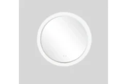 Innsynsbeskyttelse & Innhegning|Baderom-Clas Rundt Baderomsspeil med LED-belysning 100 cm Transparent
