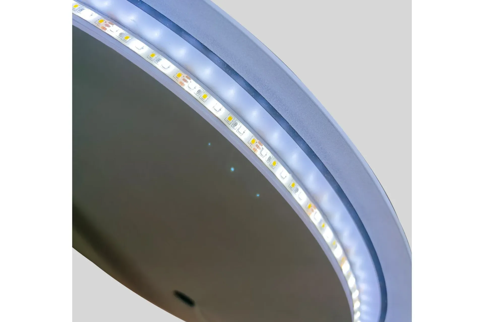 Innsynsbeskyttelse & Innhegning|Baderom-Clas Rundt Baderomsspeil med LED-belysning 100 cm Transparent