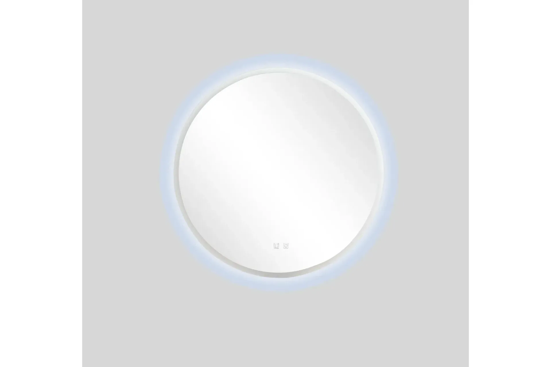 Innsynsbeskyttelse & Innhegning|Baderom-Clas Rundt Baderomsspeil med LED-belysning 100 cm Transparent