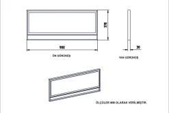 Veggspeil|Gangspeil-Cofield Speil 90 cm Svart,Gull