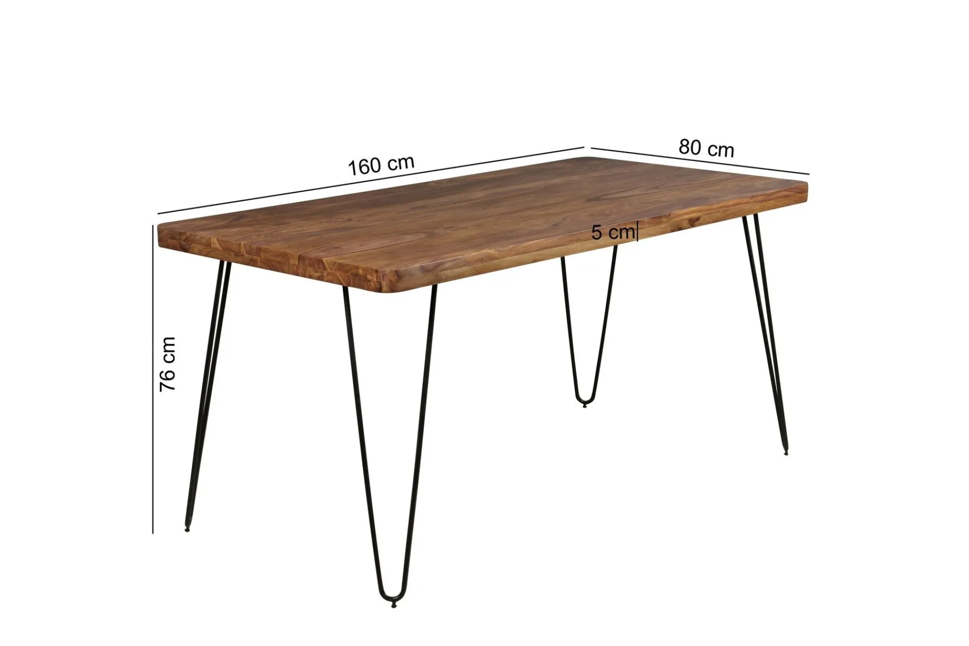 Wohnling Spisebord & Kjøkkenbord-Colee Spisebord 160 cm Tre/Natur