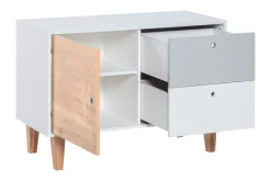 VOX Kommode Barnerom|Kommode-Concept Kommode Hvit / Grå / gul Gul,Hvit,Tre/Natur,Grey
