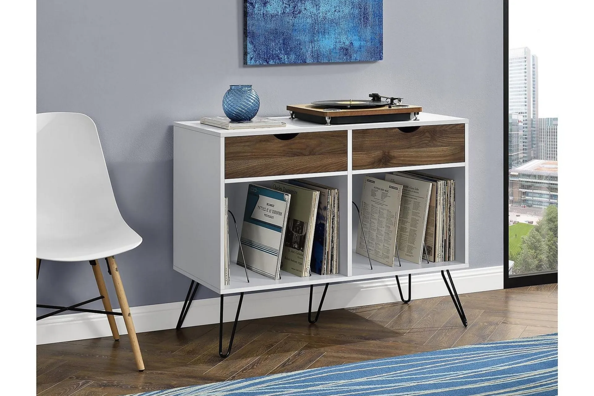 Novogratz Concord Oppbevaringsstativ 101x46 cm Hvit