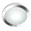 Trio Lighting Taklampe|Stuelampe-Condus H2O Plafond 1xE27 børstet stål IP44