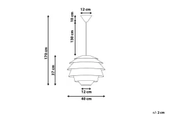 Kjøkkenlampe|Taklampe-Congo Taklampe 40 cm Hvit