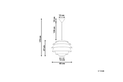 Kjøkkenlampe|Taklampe-Congo Taklampe 40 cm Hvit