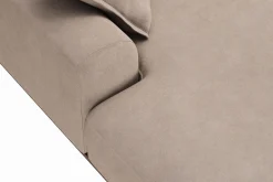 Scandinavian Choice U-Sofa-Copenhagen Premium 5-personers Højrevendt U-formet Dyb Sofa med Divan og Chaiselong i Stoff Ljusbrun