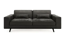 Scandinavian Choice Velour Sofa & Fløyel Sofa-Copenhagen 3-seters Fløyelssofa Mørkegrå