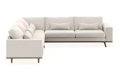 Scandinavian Choice Copenhagen 6-seters L-formet Hjørnesofa i Fløyel