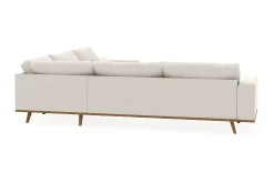 Scandinavian Choice Copenhagen 6-seters L-formet Hjørnesofa i Fløyel
