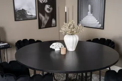 Furniture Fashion Spisegrupper-Copenhagen Spisegruppe med 4 Limhamn Spisestoler Svart