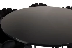 Furniture Fashion Spisegrupper-Copenhagen Spisegruppe med 6 Limhamn Spisestoler Svart