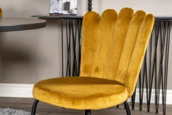 Furniture Fashion Spisegrupper-Copenhagen Spisegruppe med 4 Limhamn Spisestoler Gul Svart,Gul