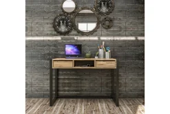 Corieon Skrivebord 115 cm med Oppbevaring Skuffer + Hylle