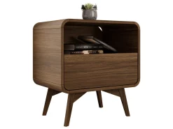 Avlastningsbord-Corvan Nattbord 55 cm brown
