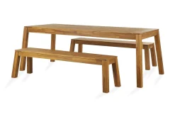 Coteto Spisegruppe 225 cm + 2 Benker