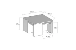 Cotogno Sofabord 60 cm