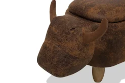 Sittemøbler Med Oppbevaring-Cow Puff 60 cm Brun