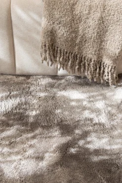 KM Home Moderne Tepper-Cozy Ryeteppe 160x230 cm Rektangulær Grey