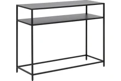 Gangbord|Avlastningsbord-Crabtree Konsollbord 35 cm Svart