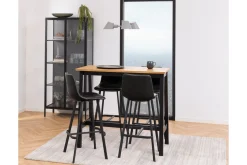 Vitrineskap|Skap-Crabtree Vitrineskap 180 cm Svart