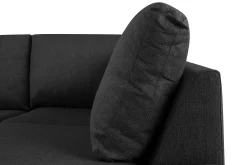 Basic Home Sofa Med Sjeselong-Crazy 4-seters Høyrevendt L-formet Sjeselongsofa i Stoff Grey