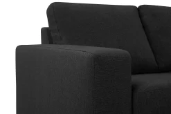 Basic Home Sofa Med Sjeselong-Crazy 4-seters Høyrevendt L-formet Sjeselongsofa i Stoff Grey